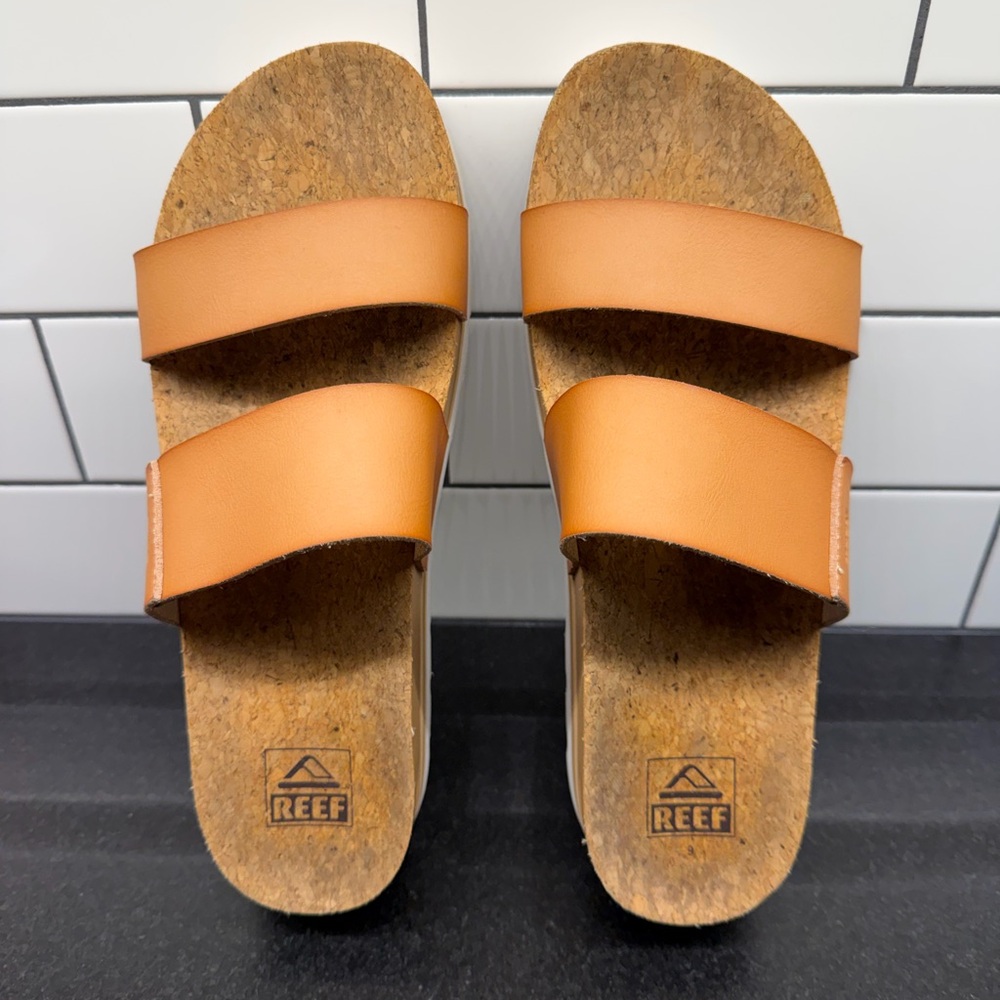 Reef Natural Double Strap Sandals
